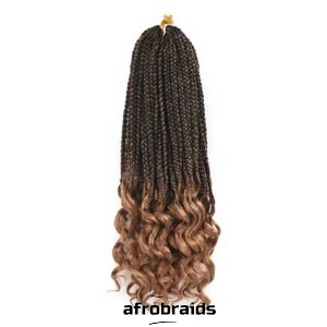 Crochets Box Braids curly - Gold / Or