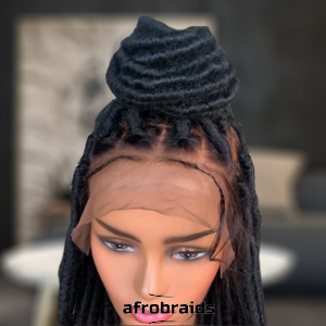 Perruque frontale locks - noir