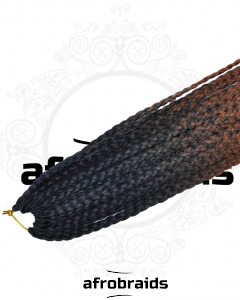 Crochets Box Braids - Noir et jaune or