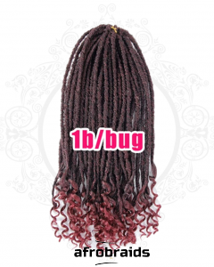 CROCHETS BRAIDS FAUX LOCKS Leger - couleur 1B\ BURG