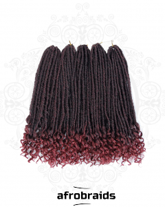 CROCHETS BRAIDS FAUX LOCKS Leger - couleur 1B\ BURG