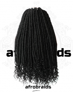 CROCHETS BRAIDS FAUX LOCKS Leger - couleur noire 1B