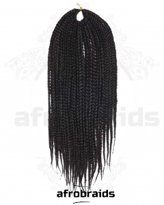 Crochets Box Braids - leger- couleur natuelle noire 1B
