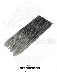 Crochets Box Braids - leger- couleur 1B\GREY