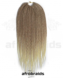 Crochets Box Braids - leger- couleur ombrée - blond- 27\613