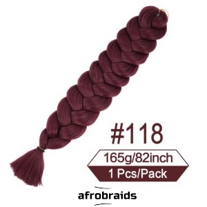 Meches afro crochet cheveux - Red - N°118