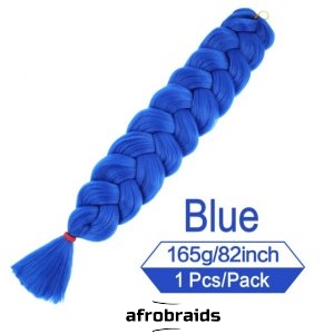 Meches afro crochet cheveux - Unicorn Blue