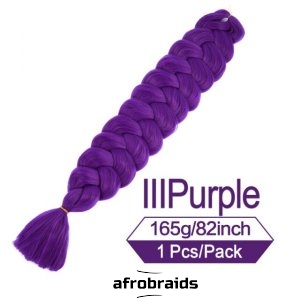 Meches afro crochet cheveux - Purple Indigo - N°3-purple