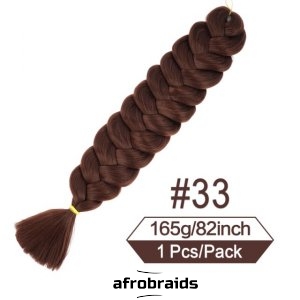 Meches afro crochet cheveux - Dark brown - N°33