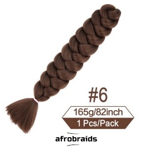 Meches afro crochet cheveux - Dark brown - N°6