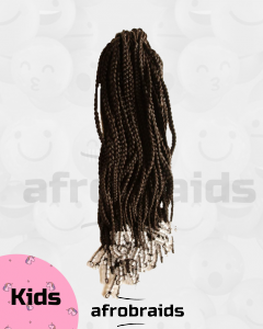 crochet braids enfant- kids- avec finition perle transparente