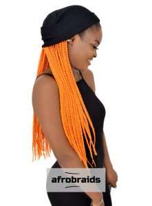 Perruque à bonnet - orange