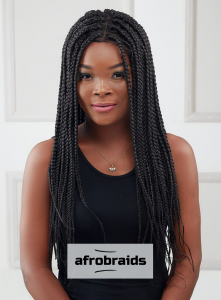 Braided Wig Boxbraids Color Black
